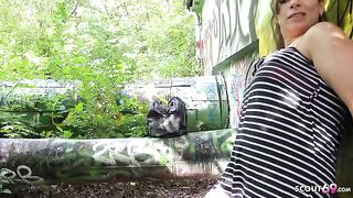 German mature woman gets fucked by Turkish guy on cam