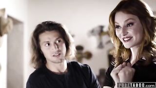 Husband reminded of past by Lacy Lennon in taboo scene