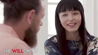 Marica Hase is being taught by her husband's teacher in a private lesson