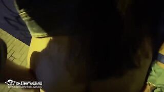 Public sex with Spanish woman after a fiesta in Murcia