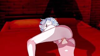 Beelzebub fucks the hell out of this hot Koikatsu girl