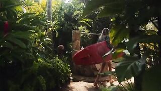 Sex and surf on the sea for a couple