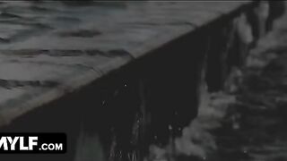 A hot MILF threesome with a horny pool guy, perfectly Mylf style