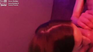 Girl's face was a total mess after the intense action