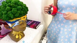 A stepson pushed cock to his stepmother without a condom, it was very painful