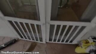 Cheating wife seduces husband's friend in the kitchen