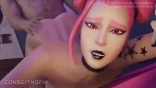 Hentai compilation with the hottest Fortnite Haze action