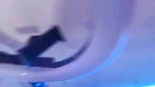 The hot stepmom washes the dishes in sexy underwear, son fucked her hard