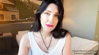 Hot MILF makes a deepthroat blowjob to her stepdaughter's boyfriend
