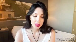 Hot MILF makes a deepthroat blowjob to her stepdaughter's boyfriend