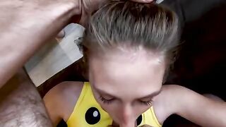Girl with a big ass fucks hard with a guy, featuring intense action