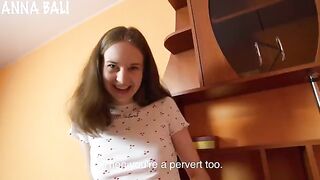 The girl left a sex toy in the bathroom, let’s get intimate
