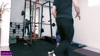 A sexy MILF gets fucked in the ass by her personal trainer - a steamy story