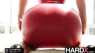 Abella Danger gets her big ass stretched in intense double penetration scene