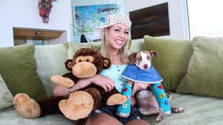 Brunette PAWG Zoey Monroe gets her asshole railed by French stud