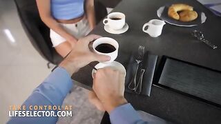 Skinny nanny Candee Licious satisfies foot fetish with her charm