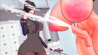 Cartoon sex game with a twist, featuring huge dicks and intense scenes