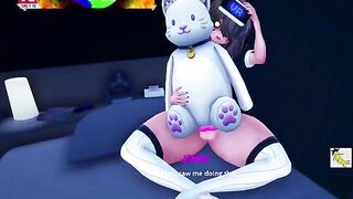 Cartoon sex game with a twist, featuring huge dicks and intense scenes