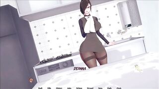 Cartoon sex game with a twist, featuring huge dicks and intense scenes