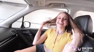 The beautiful Laney Grey has a bubble butt and gets fucked hard