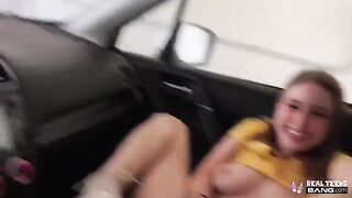The beautiful Laney Grey has a bubble butt and gets fucked hard