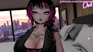 A goth girl named Jess acts like a bitch until you fuck her well