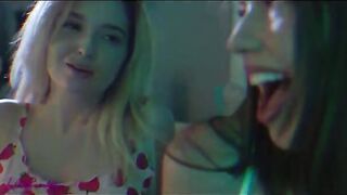 Two kinky lesbians enjoy passionate girl-on-girl fun with intense chemistry