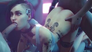 Cyberpunk 2077 compilation with Judy Alvarez and Panam Palmer's hottest scenes