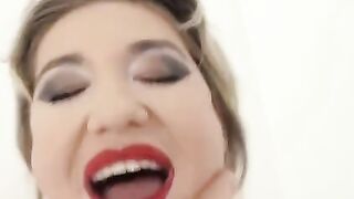 Blonde Nympho Nikky Dikky can't get enough, it's her limit