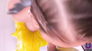A hot brunette MILF with a big ass gets handcuffed and fucked rough