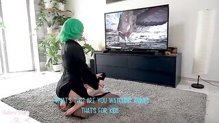 Short haired Tatsumaki cosplayer gets fucked hard by Saitama