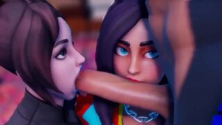 Compilation of the hottest blowjobs in Fortnite, updated for 2024