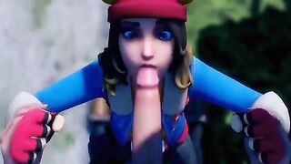 Compilation of the hottest blowjobs in Fortnite, updated for 2024
