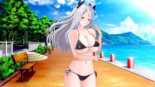 Hentai sex with Waifu Prinz Eugen from Azur Lane