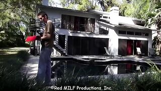 A housewife cheats on her husband with a young man