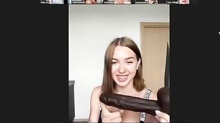 Lesbians have a hot Zoom meeting and fuck each other hard