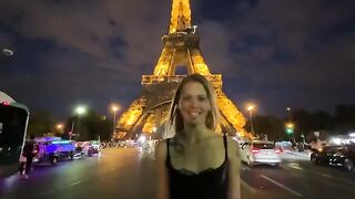A rough sex vlog from a daring couple's night in Paris