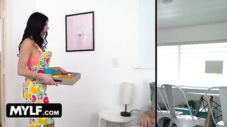 Piper Press, the perfect housewife, loves her daily tasks and rough sex equally