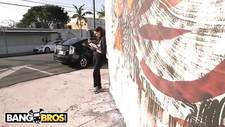 Curvy chick Roxxi Blair gets banged in the van