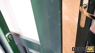 Nympho babe Lia Missy fucks with a guy to pay off her debts