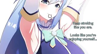 The worship of Goddess Aqua’s ass is an art form - Konosuba Hentai