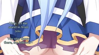 The worship of Goddess Aqua’s ass is an art form - Konosuba Hentai