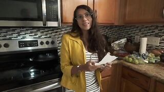 My stepmom, a big ass Latina, masturbates me in the mornings when my dad's not around