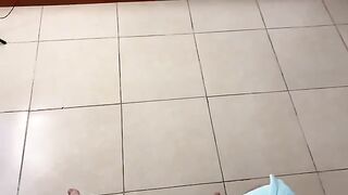 Latina babe massages her best friend’s stepson and gets cum on her face