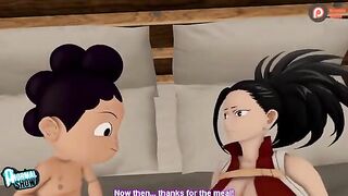 My Hero Academia's Momo and Uraraka get a wild, unscripted sex session in this animated movie