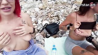 Bloggers stupidly fucked two whores in the street for money