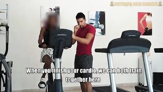 Venezuelan girl is fucking in the gym, riskier sex