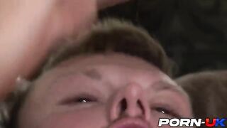 The hottest Polish teen Misha Cross gets her pussy railed after giving a deepthroat blowjob