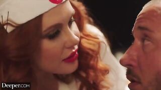 Maitland Ward, a true redhaired goddess, dominates with her presence