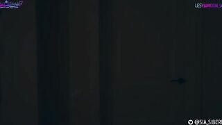 Strap-on sex with lesbians in a Halloween parody